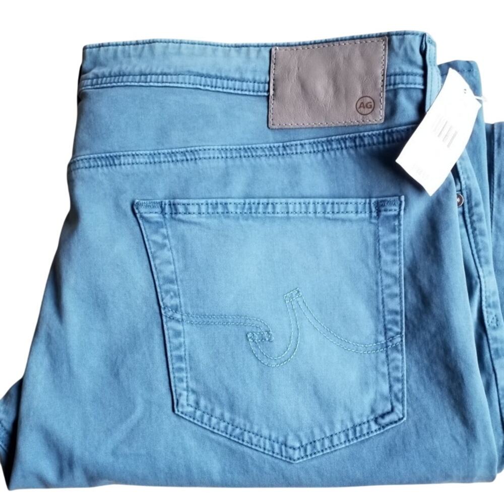 NWT AG 40X32 Adriano Goldschmied Everett SUD Slim Straight Slate Grey Blue $178
